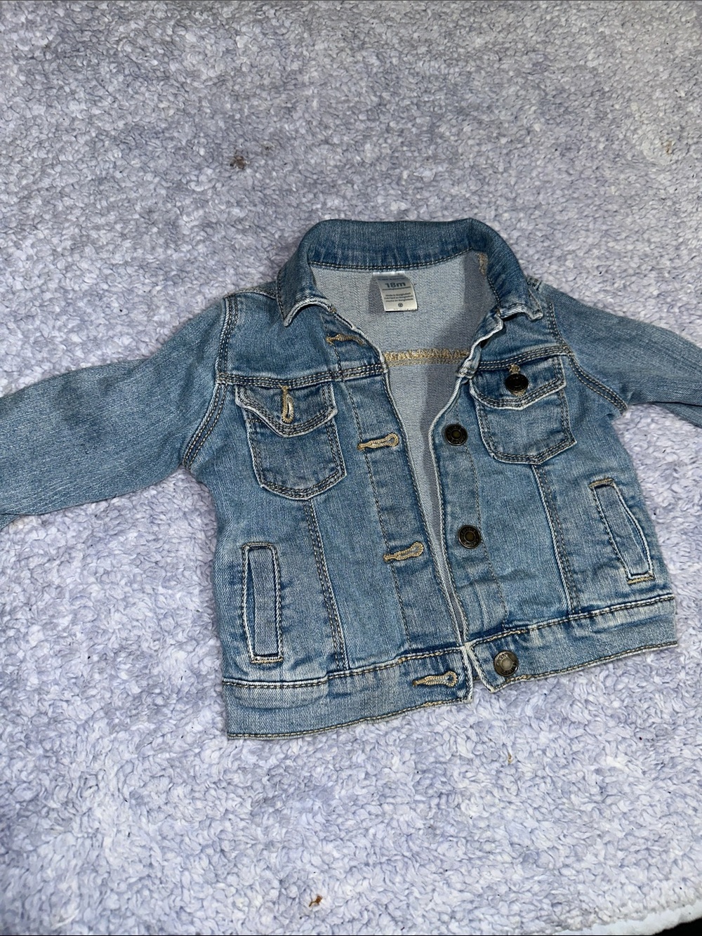 Carter's Light Blue Denim Jean Jacket for Kids